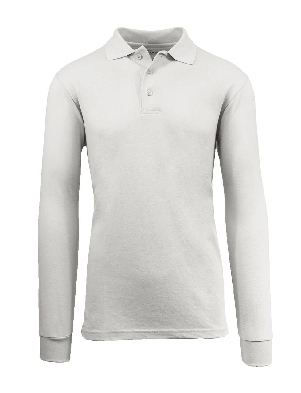 Galaxy by Harvic Long Sleeve Men's Pique Polo Shirt